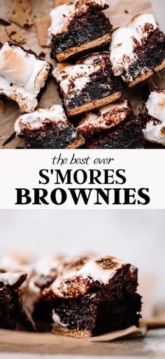 the best ever s'mores brownies