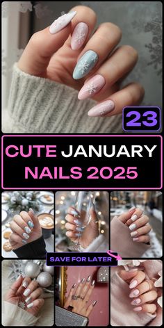 Find inspiration with 23 cute January nails for a chic winter vibe in 2025. From almond simple designs to short square styles, these ideas feature French tips, soft blue tones, and bold red art designs. Try white gel nails, colorful dip techniques, or acrylic designs to make your nails stand out. Whether you prefer short or long nails, these stylish ideas offer fresh colors and trendy art designs for a fashionable January look. Gel Nails Colorful, Cute January Nails, Short Square French Tip, January Nails Ideas, Square French Tip, Ivory Nails, White Gel Nails, Square French