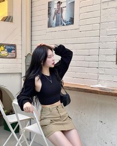 Korean Summer Outfits, Ulzzang Fashion, Looks Chic, Kpop Fashion Outfits, Korean Street Fashion, Casual Summer Dresses, Korean Outfits