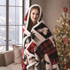 Lodge Living Wearable Throw Blanket Bedding, Rustic Bedding, Customer Appreciation, Wearable Blanket, Sherpa Blanket, Winter Wardrobe, Hands Free, Mix Match, Soft Plush