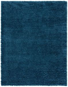 a blue rug on a white background