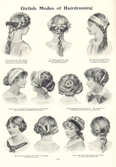 1912 Hairstyles, Mary Poppins Hair, 1910 Hairstyles, 1900s Hairstyles, 1880s Hair, 19th Century Hairstyles, 1800s Hairstyles, Victorian Era Hairstyles