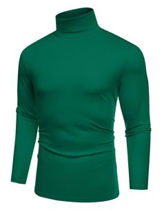 PRICES MAY VARY. 【SOFT FABRIC】This Slim Fit Turtleneck T Shirt made from high quality fabric, silky soft, skin-friendly, comfy and durable yet lightweight at the same time. 【STYLISH DESIGN】This casual turtleneck t shirts features with turtle neck design, somooth texture, long sleeve, solid color, slim cut, the perfect blend of classic and trendy elements. It is versatile, comfortable, and stylish, making it a great addition to any wardrobe. 【MULTIPLE MATCH】This fashionable thermal turtleneck t-s Thermal Turtleneck, Casual Turtleneck, Breathable Clothes, Turtleneck T Shirt, Turtleneck Shirt, Fitted Turtleneck, Slim Fit Top, Jeans Casual, Soft Skin