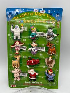 the island of mish toys lapel pin set