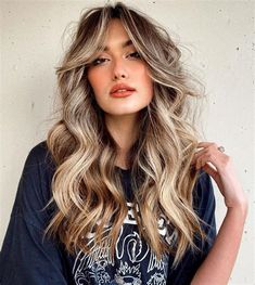 Long Layered Haircut With Curtain Bangs. There are any references about Long Layered Haircut With Curtain Bangs in here. you can look below. I hope this article about Long Layered Haircut With Curtain Bangs can be useful for you. Please remember that this article is for reference purposes only. #long #layered #haircut #with #curtain #bangs Layer Panjang, Layered Haircuts With Bangs, Layered Hair With Bangs, Long Layered Haircuts, Natural Hair Styles Easy, Long Bangs, Long Hair With Bangs, 짧은 머리, Trending Haircuts