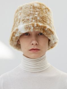 - Faux fur hat- 100% acrylic material - Inner sweatband- Soft texture - Comfortable fit - Unisex itemMeasurements(in.)- Head girth : 22.6” / Height : 6.3”                                        Composition & Care- Material :100%acrylic- Dry cleaning- Please check the care label. Designer- Made in Korea- by AWESOME NEEDS- Style#:300828881 Texture Fashion, Textures Fashion, Faux Fur Hat, Fur Hat, Care Label, Soft Texture, Acrylic Material, Soft Textures, Design Inspo