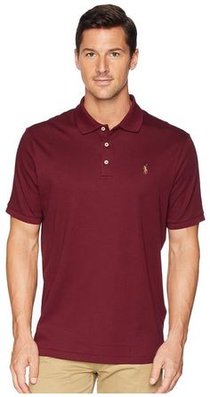 Ralph Lauren Style, Cotton Polo Shirt, Cotton Polo, Polo Ralph Lauren Mens, Weekend Wear, Mens Polo Shirts, Workout Shirts, Men's Polo Shirt, Shirts Tops