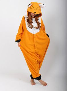 Item Type:PajamasSleeve Length(cm):FullCollar:HoodedPattern Type:AnimalLength:Full LengthSeason:WinterMaterial:PolyesterFabric Type:Fleece Onesie Women, Fox Onesie, Adult Onesie Pajamas, Animal Cosplay, Womens Onesie, Pajama Costume, Fox Animal, Flannel Hoodie, Fancy Costumes