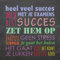 a chalkboard with words written in different colors on it that say, help veel success