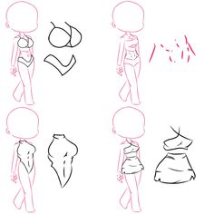 how to draw cartoon girls with different body shapes