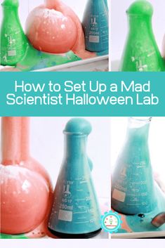 how to set up a mad scientist halloween lab