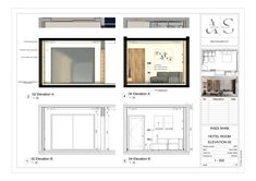 the floor plan for an apartment with three separate rooms