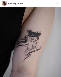 Anime Tattoos Women, Eva Tattoo, Jujutsu Kaisen Tattoo, Jjk Tattoo, Anime Tats, Tattoo Anime, Tattoo Symbols, Sick Tattoo, Tattoo Clothing