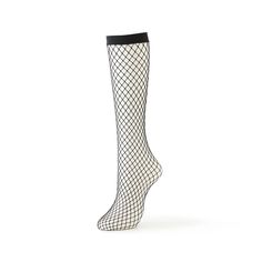 Large-Mesh Fishnet Knee High Socks - Tabio Women's – Japanese Socks Tabio USA Fishnet Nylon Legwear, Stretch Fishnet Mesh Socks, Stretch Mesh Fishnet Socks, Stretchable Fishnet Mesh Socks, Stretch Fishnet Socks Made Of Mesh, Knee-high Fishnet Legwear, Stretch Fishnet Knee-high Hosiery, Stretch Fishnet Knee-high Stockings, Elegant Fishnet Mesh Hosiery