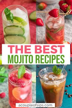 the best mojito recipes for any type of party or appetizing occasion