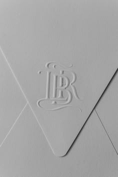 an envelope with the letter b on it