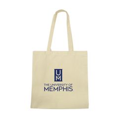 University of Memphis Tigers Institutional Tote Bag Rectangular Shopping Bags For Back To School, Rectangular Shopping Bag For Back To School, Rectangular Bags For Back To School Shopping, Canvas Tote Bag For Students, Rectangular Back To School Shopping Bag, Rectangular Canvas Bag For Back To School, University Of Memphis, Memphis Tigers, College Logo