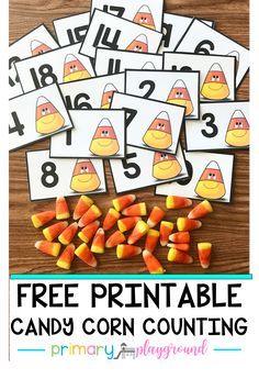 free printable candy corn counting game for halloween