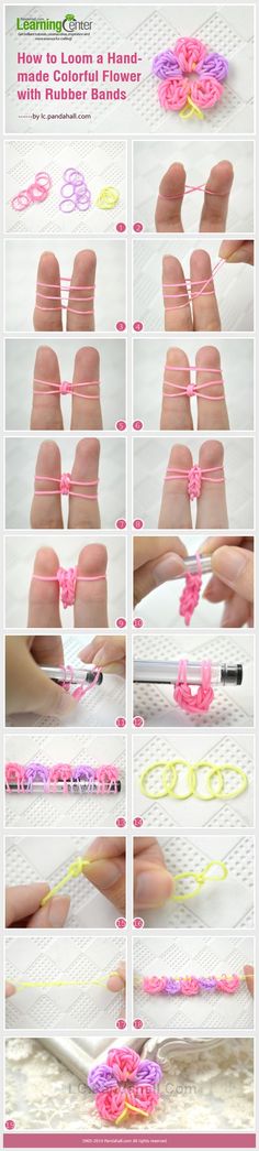 the instructions for how to make crochet bracelets