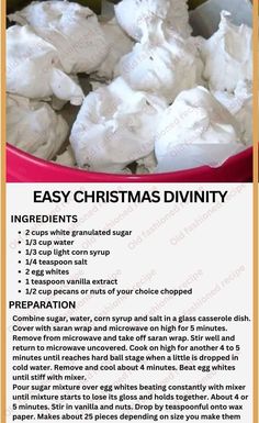 the instructions for how to make homemade christmas diivity with marshmallows