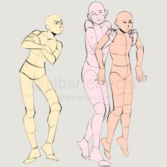 three different types of human body parts, one in white and the other in pink