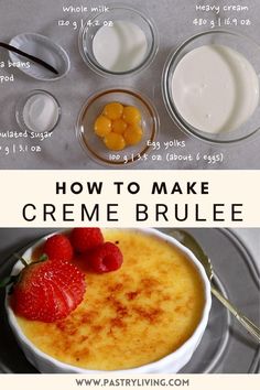 how to make creme brulee