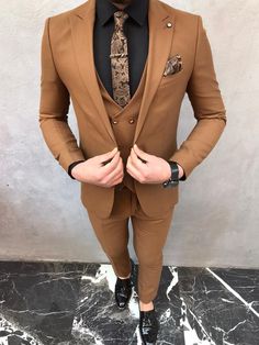 Men Fashion Suit, 3 Piece Suit Wedding, Suits Men Slim, Yellow Suit, Dinner Suit