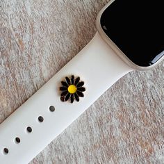 These super cute watch band accessories are suitable for Most Silicone band/leather bands. Compatible with Apple Watch Silicone Band suitable all Apple series 1-10 & SE, Samsung, & Fitbit Versa. Fancy Up & customize your watch band by adding trendy adorable watch band charms. Watch band charms fit all style watch bands that have a watch band hole of 3.0mm width. Charms fits in round and rectangular watch holes. Band charms are made of high quality metal. watch band charms fit in the watch band h Casual Black Watch Accessories For Gift, Casual Black Apple Watch Band As Gift, Trendy Black Watch Band For Gift, Trendy Black Watch Bands As Gift, Trendy Black Watch Band As Gift, Trendy Black Adjustable Watch Bands, Apple Watch Charm Band, Apple Watch Band Studs, Adjustable Black Watch Band