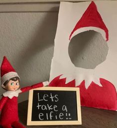 Elf On The Shelf Paper Crafts, Let’s Take An Elfie, Just Hanging Around Elf, Week Of Christmas Elf On The Shelf, Elf On The Shelf Plushee Pal Ideas, Elf On The Shelf Little Debbie Trees, Elf On The Shelf Ideas Daycare, Elf Ideas 2023, Elf On The Shelf With Barbie