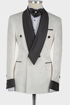 Looking for the best collection of White Shawl Lapel Double Breasted Fashion Slim Fit Wedding Groom Suit with affordable price Shop White Shawl Lapel Men blazers at Ballbella with free shipping available. Wedding Groom Suit, White Shawl, Dinner Suit, Wedding Suits Groom, Clothes Men, Luxury Clothes, Slim Fit Suits, Dapper Men, Groom Suit