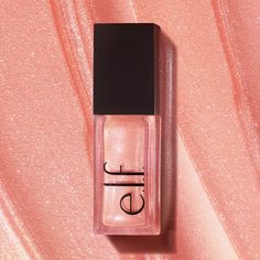 e.l.f. Super-Neutral Glow Reviver Lip Oil Glimmer | e.l.f. Cosmetics Xmas Wishlist, Glitter Gloss, Wishlist 2024, Sparkle And Shine, Lip Oil, Pink Lips, Lip Balm, Lip Gloss, Elf