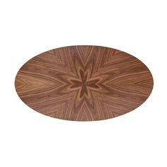 a wooden table top with an intricate design on it's surface, against a white background