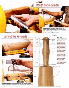 an instruction manual for how to use a planer with the help of woodworking