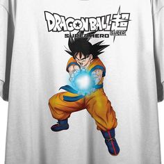 Showcase your affinity for Dragon Ball when wearing this juniors' graphic tee. Showcase your affinity for Dragon Ball when wearing this juniors' graphic tee. Crewneck Short sleevesFABRIC & CARE Cotton Machine wash Imported Size: X Large. Color: White. Gender: female. Age Group: kids. Dragon Ball Sweatshirt, Super Movie, Dragon Ball Z Shirt, High Neck Tank Top, High Neck Tank, Raglan Tee, Boyfriend Tee, Oversized Tee, Cropped Hoodie