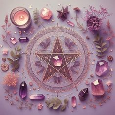 Nature Witch, Witch Spirituality, Witches Altar, Color Palette Bright, Magic Aesthetic, Celestial Art, Crystal Therapy, Celtic Art, Spells Witchcraft