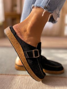 A stunning strap decorates the top of this mule to provide a sleek accent to your on-the-go ensemble. PU upper Man Made lining Cork footbed Man-made sole Grey Crewneck, Wedge Espadrille, Shoe Style, Orange And Purple, Boot Shop, Shoe Shop, Green And Orange, Mule, Me Too Shoes