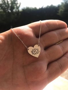 "Custom Heart Necklace * Sister Mother Gift * Dainty Monogram Necklace * Bridesmaids Gifts * Personalized Gifts * Perfect Gift For Her *Same day shipping *Made to order *Chain style:Cable chain *Chain Length:14\"-16\"-18\"-20\" *Finish:silver , gold or rose gold *personalized gift *Big Discount %25 *All items are on sale *Contact us for more information \"Happy Shopping\" This necklace is for you .Type the name you want to explain.If you have a different question,you can ask any time from the me Personalized Heart Cut Necklace For Wedding, Heart Initial Pendant Necklace For Wedding Or Mother's Day, Customizable Heart Jewelry For Wedding, Heart Necklace For Wedding Gift, Heart Shaped Necklace For Wedding Gift, Customizable Double Heart Wedding Necklace, Silver Heart Initial Pendant Necklace For Wedding, Mother's Day Heart Necklace With Initials, Customizable Heart Necklace For Wedding