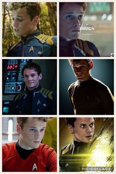 the many faces of star trek characters