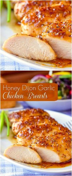 Sausage Meals, Garlic Chicken Breast Recipes, Honey Dijon Chicken, Cheddar Sauce, Quick Delicious Dinner, Delicious Chicken Dinners, Homemade Honey Mustard, Kfc Chicken, Meal Prep Plans