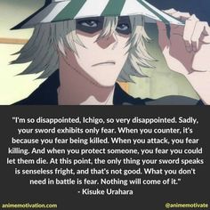 Urahara And Ichigo, Bleach Quotes, Bleach Captains, Homie Quotes, Viking Quotes, Ace And Luffy