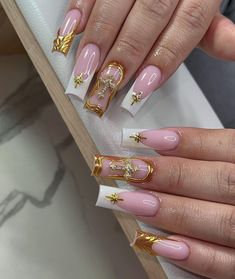 Cross On Hand, Cross Nails, Nails Gold, Drip Nails, Glow Nails, Golden Pattern, Nail Swag