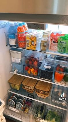 (ad) Let's take a walk through The Container Store, shall we? If you're not already familiar with the mecca of organization that is this ... Small Fridge Organization Ideas, Refrigerator Organization Ideas, Small Kitchen Organization