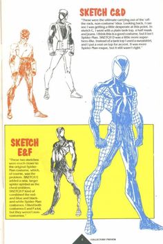 an advertisement for the new spider - man movie, which features sketches of various characters