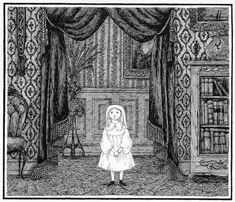 Old Mansions Interior, John Kenn, Edward Gorey, Arte Folk, Naive Illustration, Ink Illustrations, Art Challenge, Book Illustration