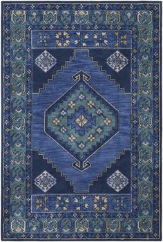 Surya Rug, Teal Rug, Southwestern Area Rugs, Southwestern Rug, Floor Area Rugs, Updated Traditional, Teal Area Rug, Surya Rugs, Solid Rugs