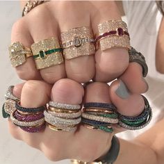 rings- Monaco Design Luxury Statement Stackable Ring For Women Wedding Cubic Zircon Engagement Dubai Punk Bridal Top Finger RingsModel Number:32968232581 Bridal Tops, Ruby Engagement Ring, Trendy Ring, Style Punk, Finger Rings, Ruby Rose, Green Rose, Stackable Ring, Design Luxury