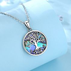 Experience the luxurious gleam of sterling silver – hypoallergenic and free of nickel, lead and cadmium – that will retain its shine and keep you healthy for many years to come! Get the legendary Abalone Shell Tree of Life Necklace and treat yourself to the exquisite beauty of pagan jewelry. 🔮 Material: 925 Sterling Silver, Mother of Pearl Shell Pendant Size : 20.5mm*29mm；Weight:2.64g; Chain size: 18inch ( 46cm) or 20 inch (51cm) Package: Package Included (To Choose one of 3 Different Sets) 1. Shell Tree, Pagan Jewelry, Tree Of Life Necklace, Pearl Shell, Shell Pendant, Abalone Shell, Buying Jewelry, Tree Of Life, Mother Of Pearl