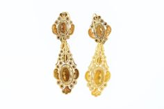 Antique Georgian Gold Cannetille Day Night Pendant Earrings For Sale at 1stdibs Elegant Gold Chandelier Earrings With Rose Cut Diamonds, Victorian Yellow Gold Earrings For Evening, Antique Gold Bridal Earrings For Formal Occasions, Formal Baroque Yellow Gold Earrings, Formal Yellow Gold Baroque Earrings, Victorian Yellow Gold Clip-on Earrings For Formal Events, Victorian Gold Bridal Earrings For Formal Occasions, Gold Victorian Bridal Earrings For Formal Occasions, Luxury Ceremonial Yellow Gold Earrings