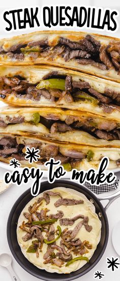 steak quesadillas are easy to make and so delicious