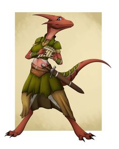 Kobold Bard, Lizard People, Fantasy Beings, Dnd Character Art, Dungeons And Dragons Art, Monster Girl Encyclopedia, Dragon Stuff, D D Character Ideas, New Fantasy